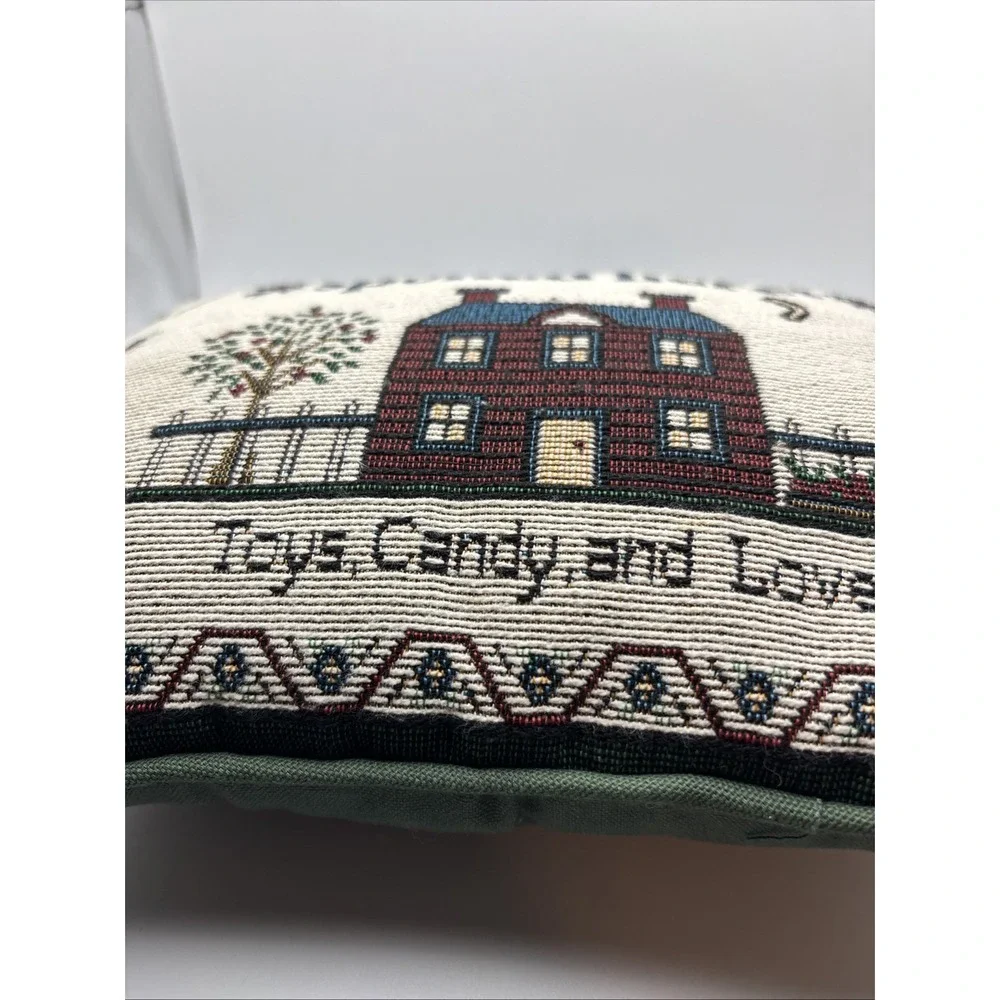 Needlepoint Pillow GRANDCHILDREN SPOILED HERE!‎ Toys Candy And Love 11